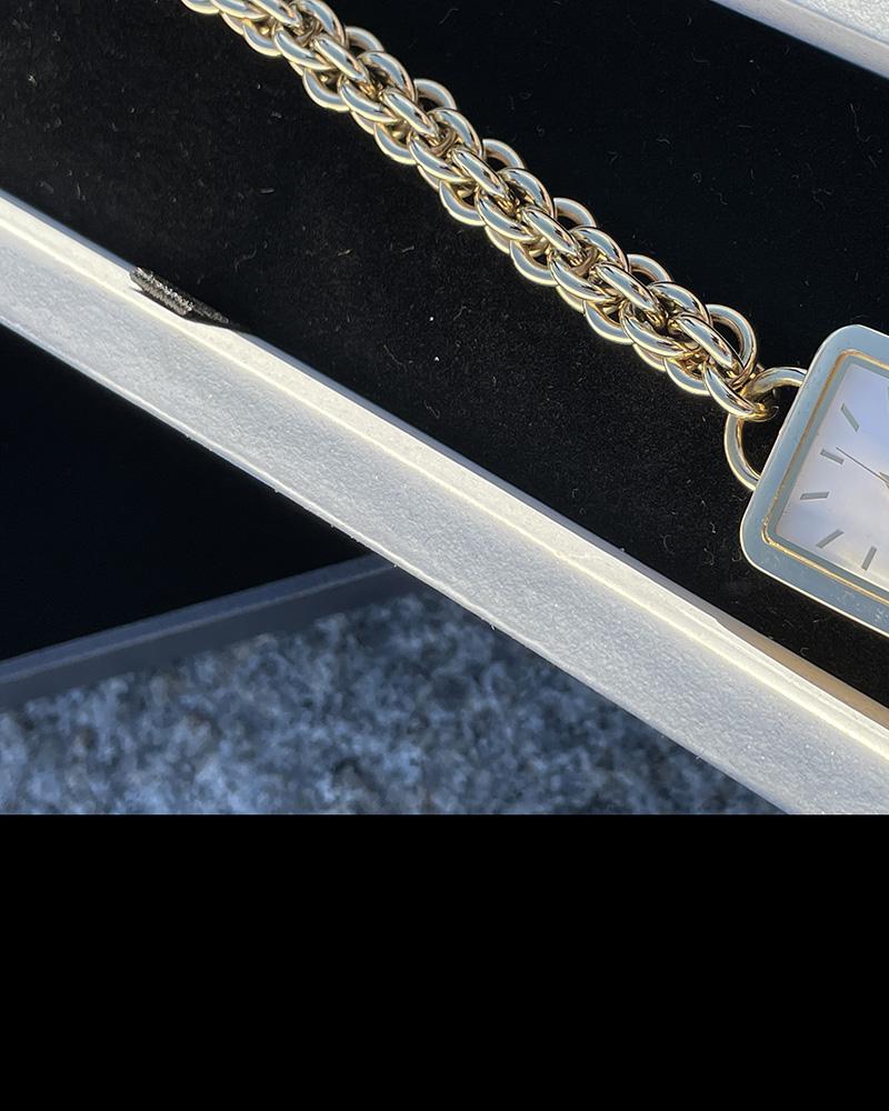 Women's watch Mexx golden on a chain