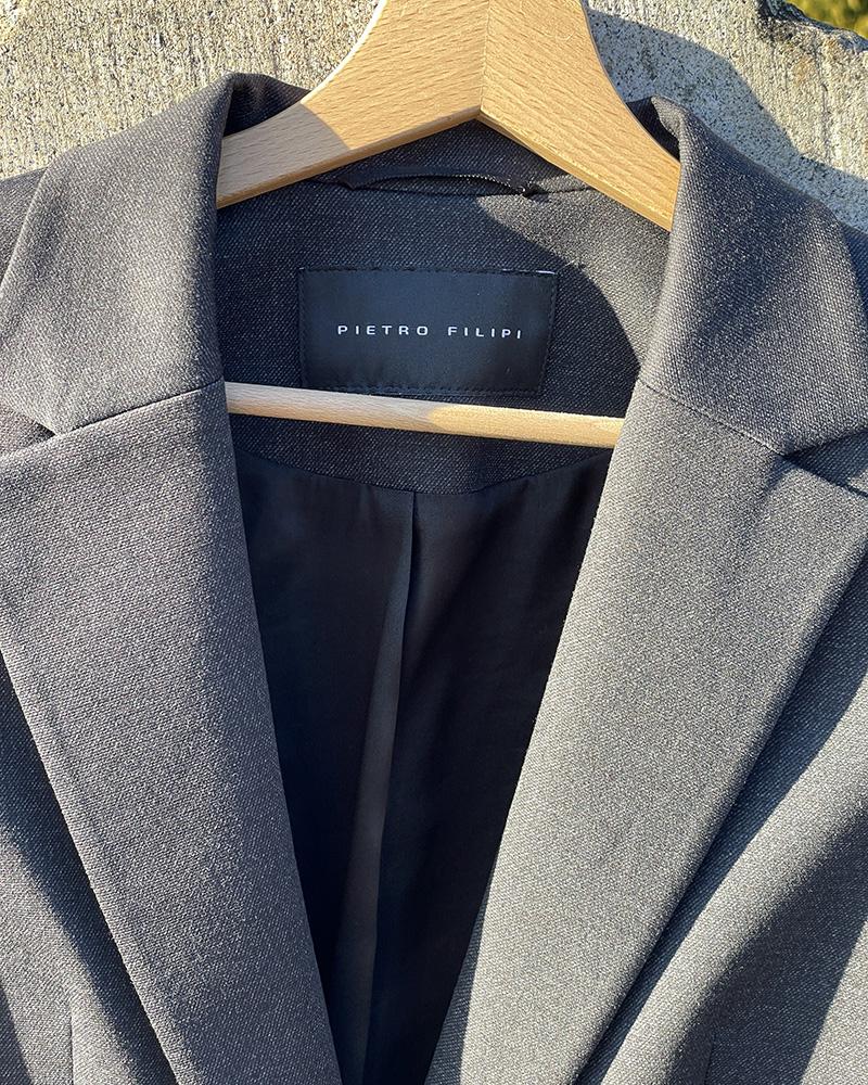 Women's jacket Pietro Filipi dark gray