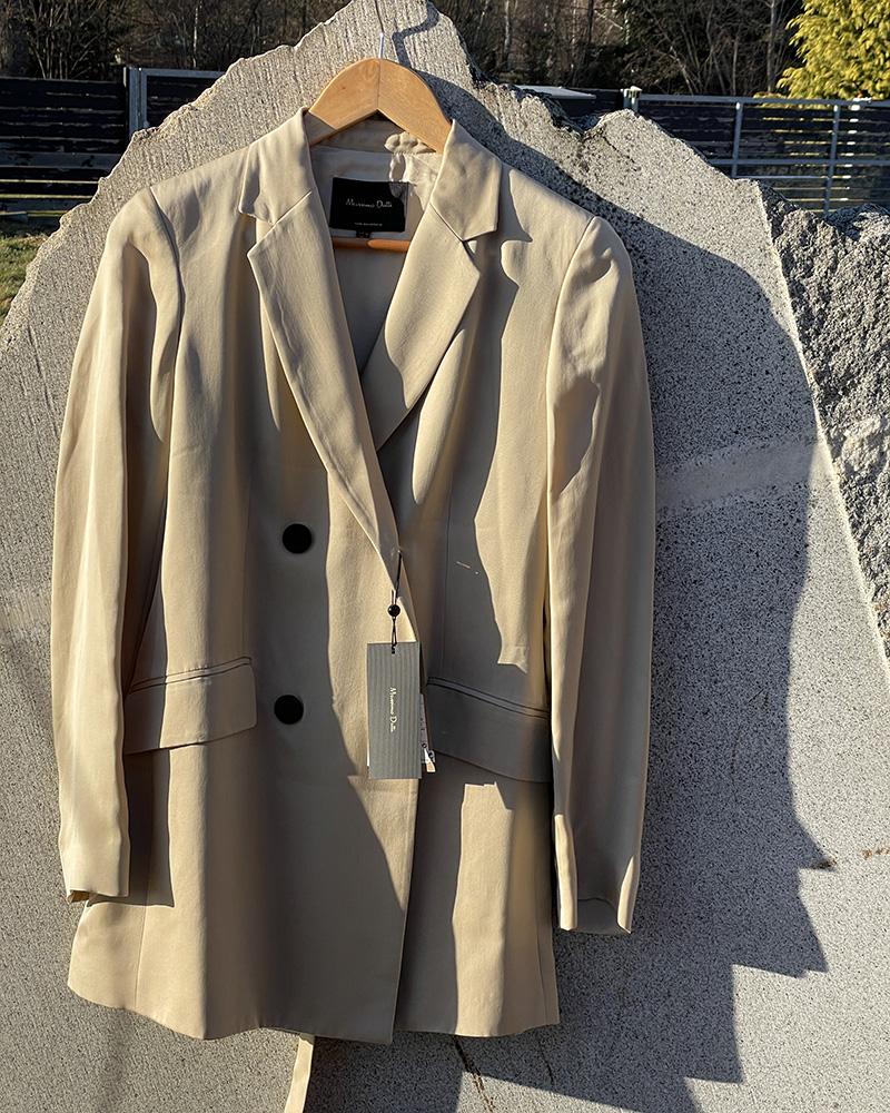 Women's jacket Massimo Dutti beige