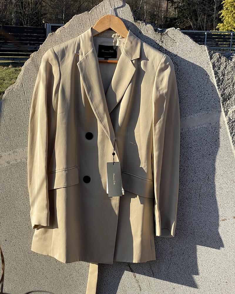 Women's jacket Massimo Dutti beige