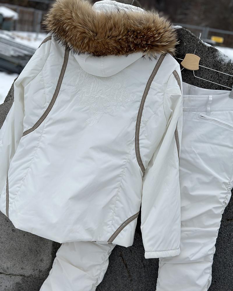 Ski jacket Sportalm DORLE cream