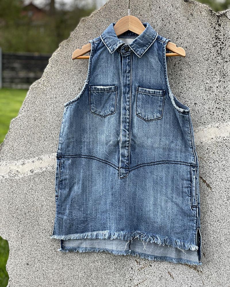 Šaty dětské OneTeaspoon MINI BRAXTON džínové