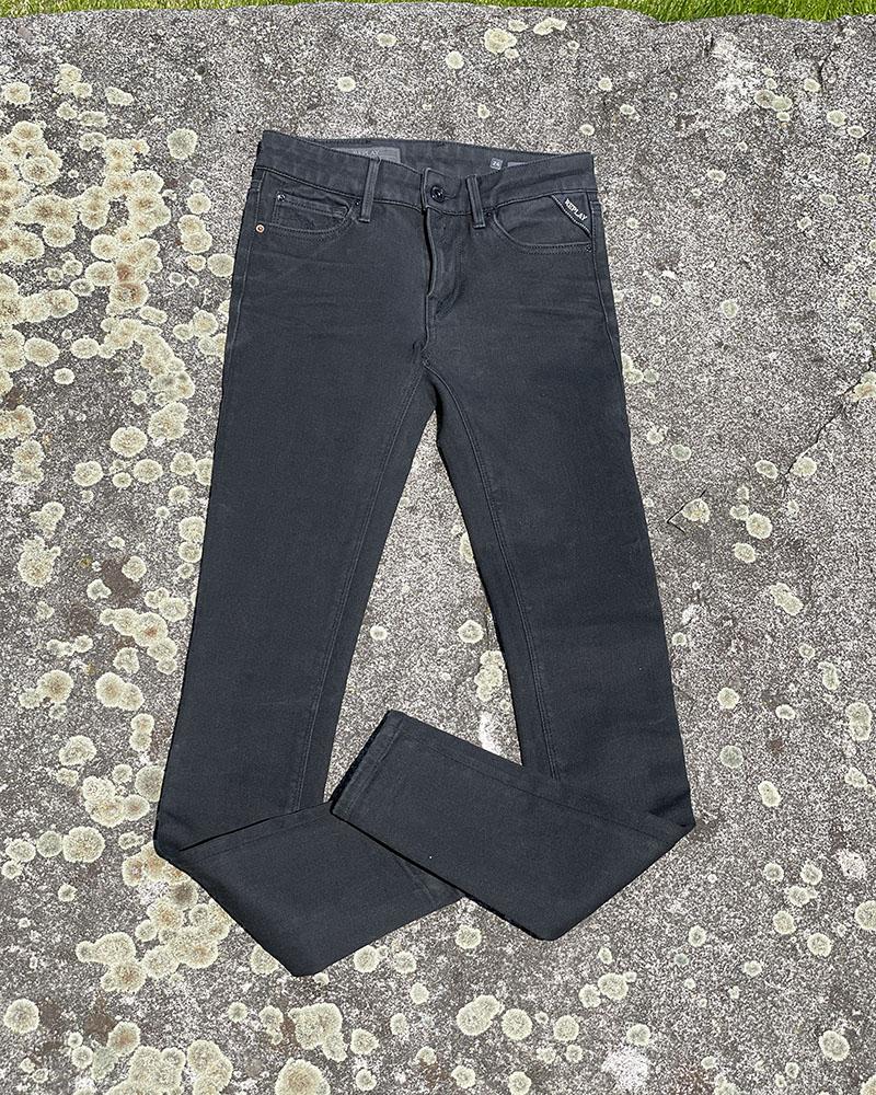 Replay HYPERFLEX LUZ women's jeans black