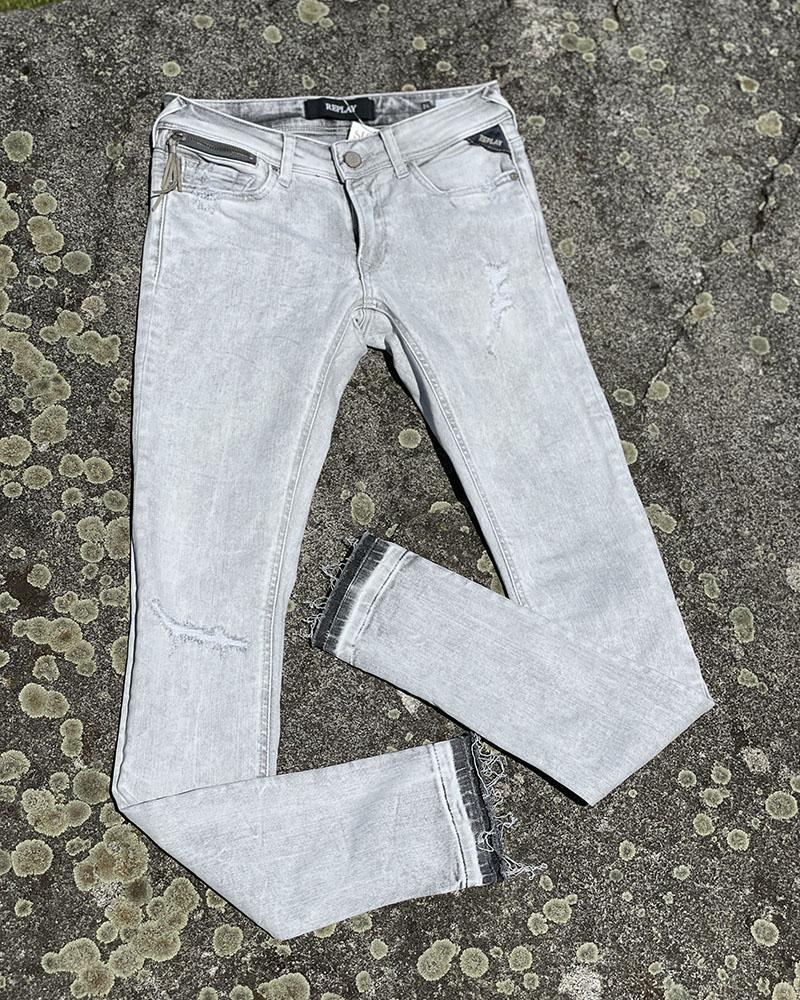 Women's jeans Replay LUZ gray