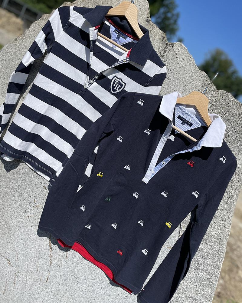Polo triko dámské Tommy Hilfiger modré