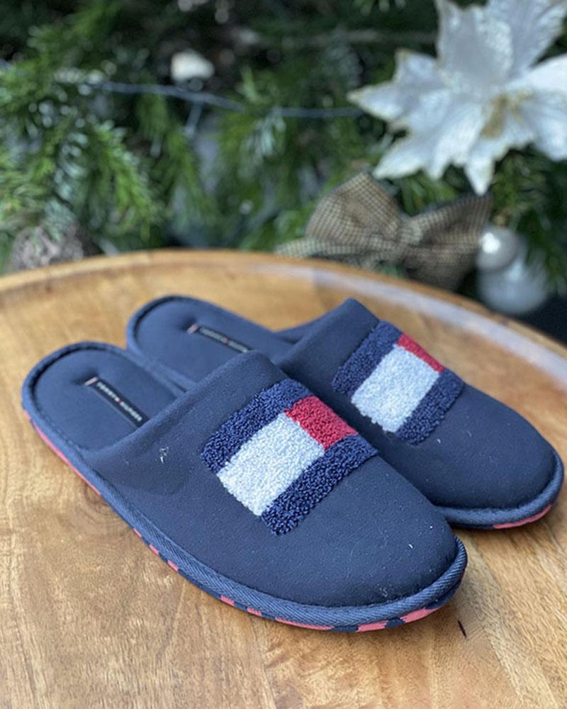 Papuče pánské Tommy Hilfiger šedé