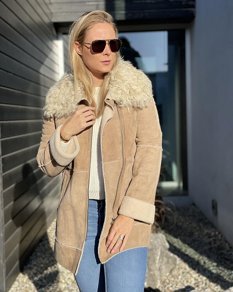 Luisa Cerano women's coat beige