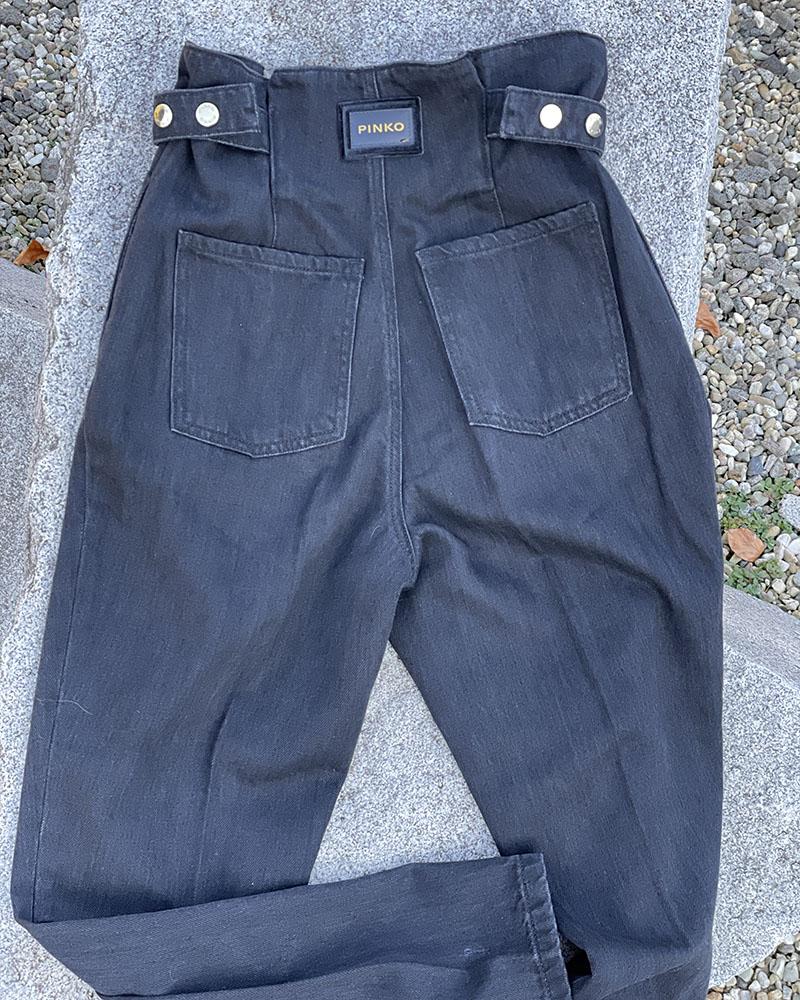 Women's jeans Pinko CARA FASHION CARROT black