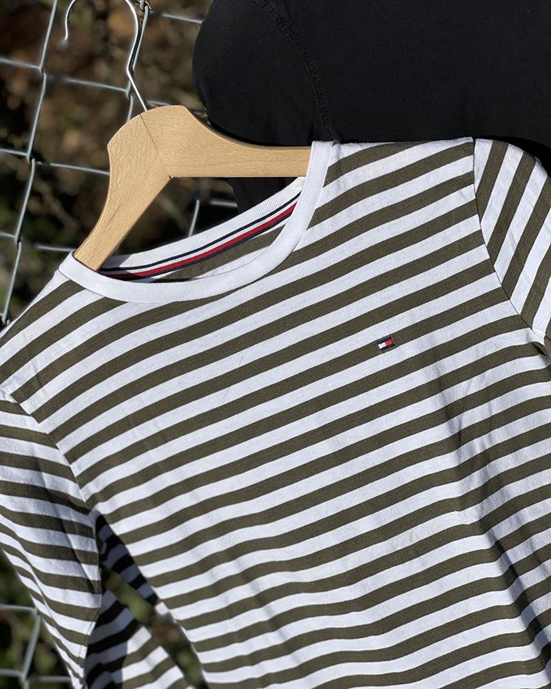 Triko dětské Tommy Hilfiger proužkované
