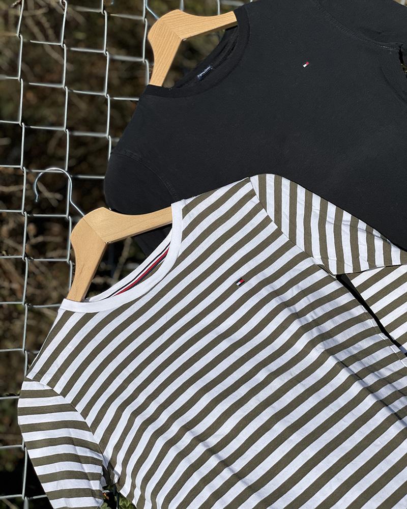 Triko dětské Tommy Hilfiger proužkované