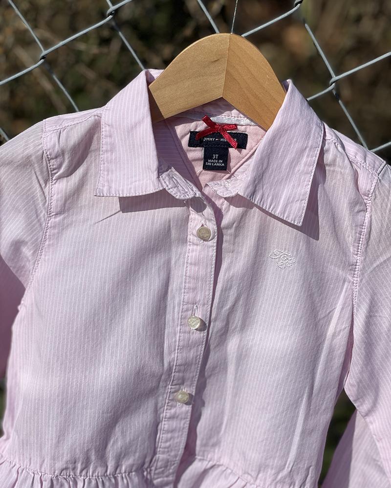 Šaty dětské Tommy Hilfiger košilové
