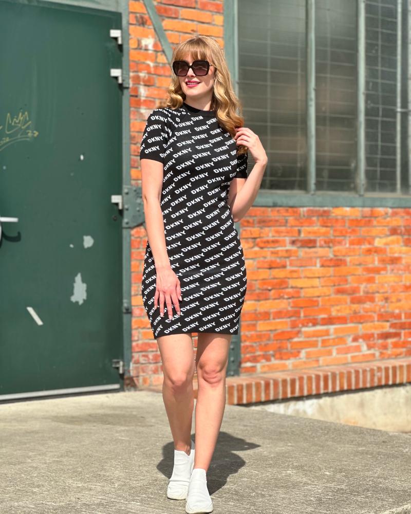 saty_dkny_damske_cerno_bile_S