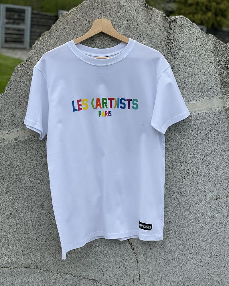 Triko pánské Les(art)ists se barevným nápisem