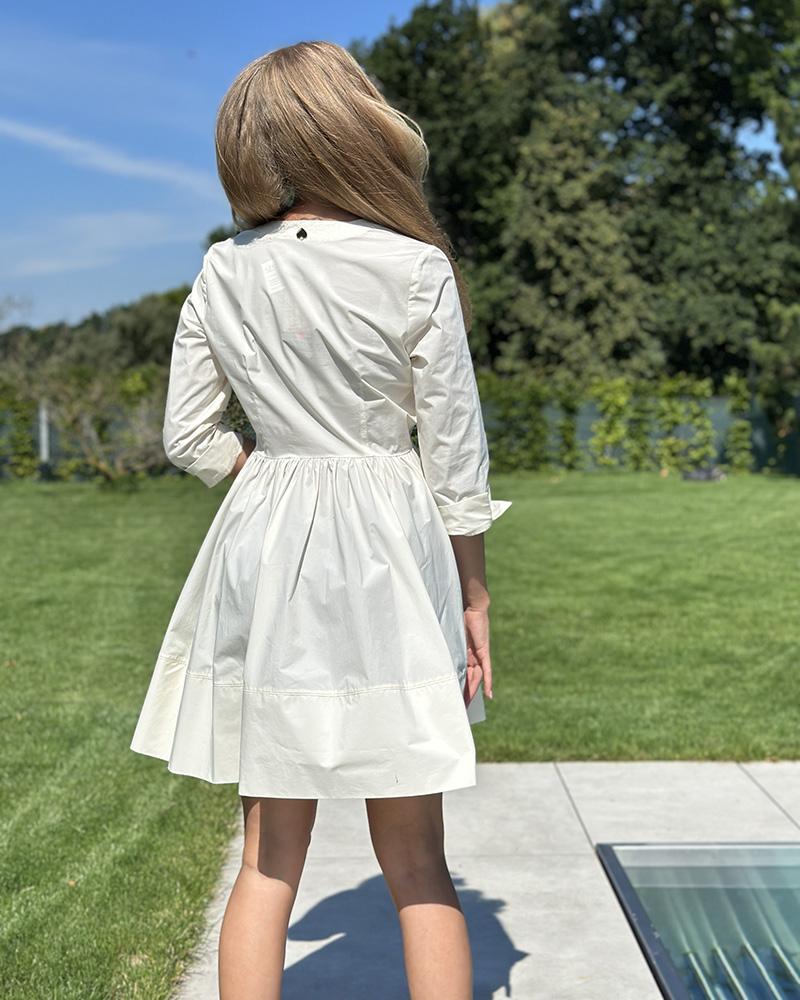 Šaty dámské Twinset krémové