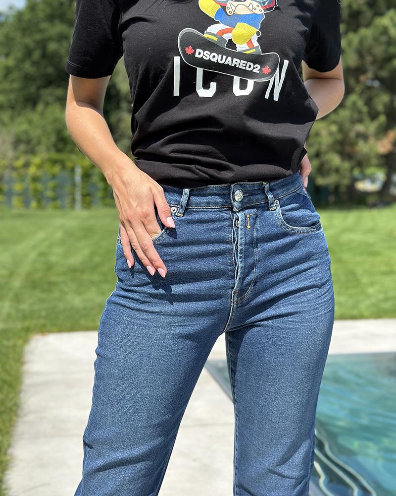 Džíny dámské Replay MOM FIT TYNA modré