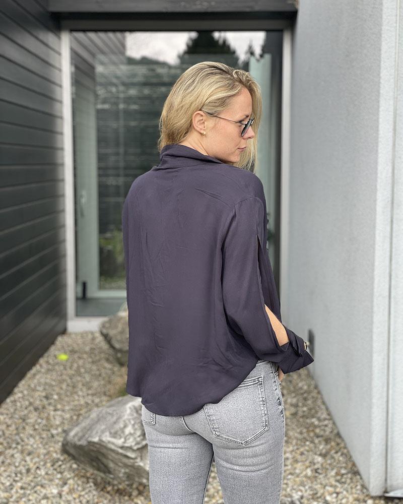 Women's shirt OneTeaspoon SIG MARGAUX dark blue