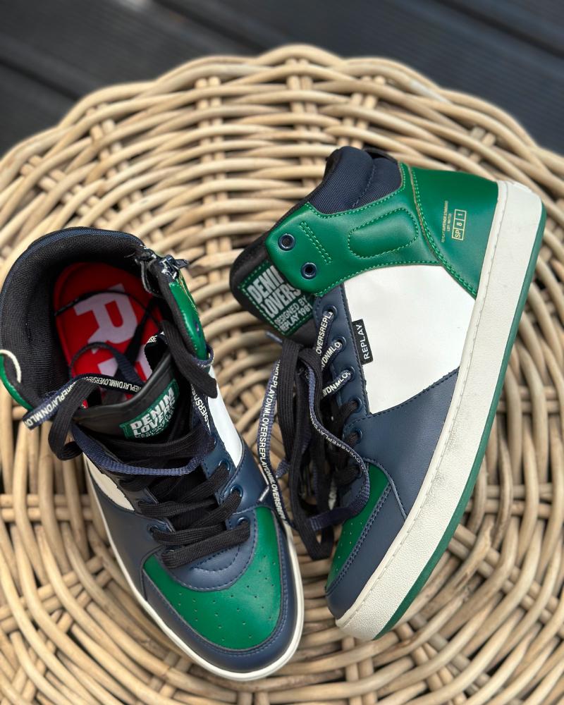 Tenisky dětské Replay zelené