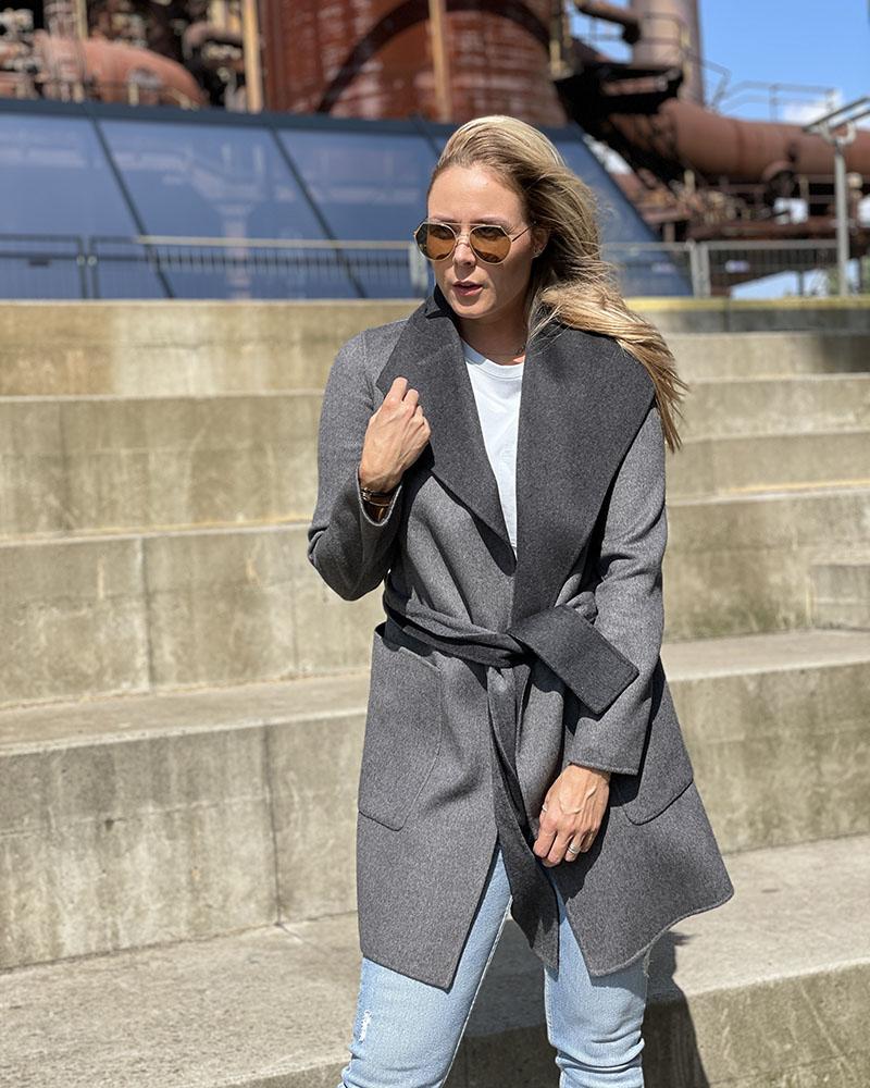 Michael Kors gray women's coat