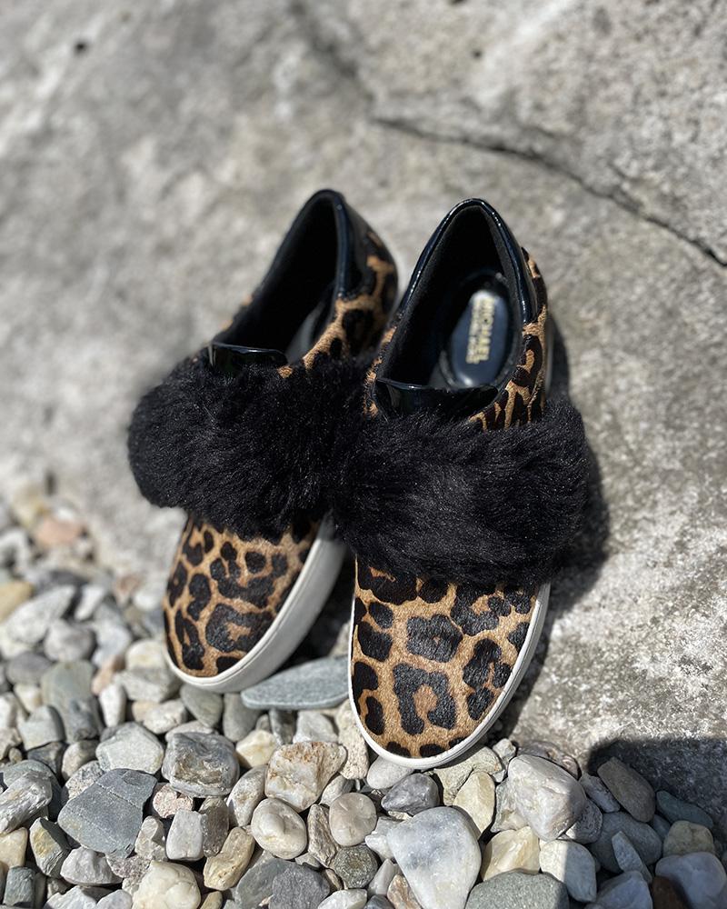 Michael Kors MAVEN cheetah women's sneakers