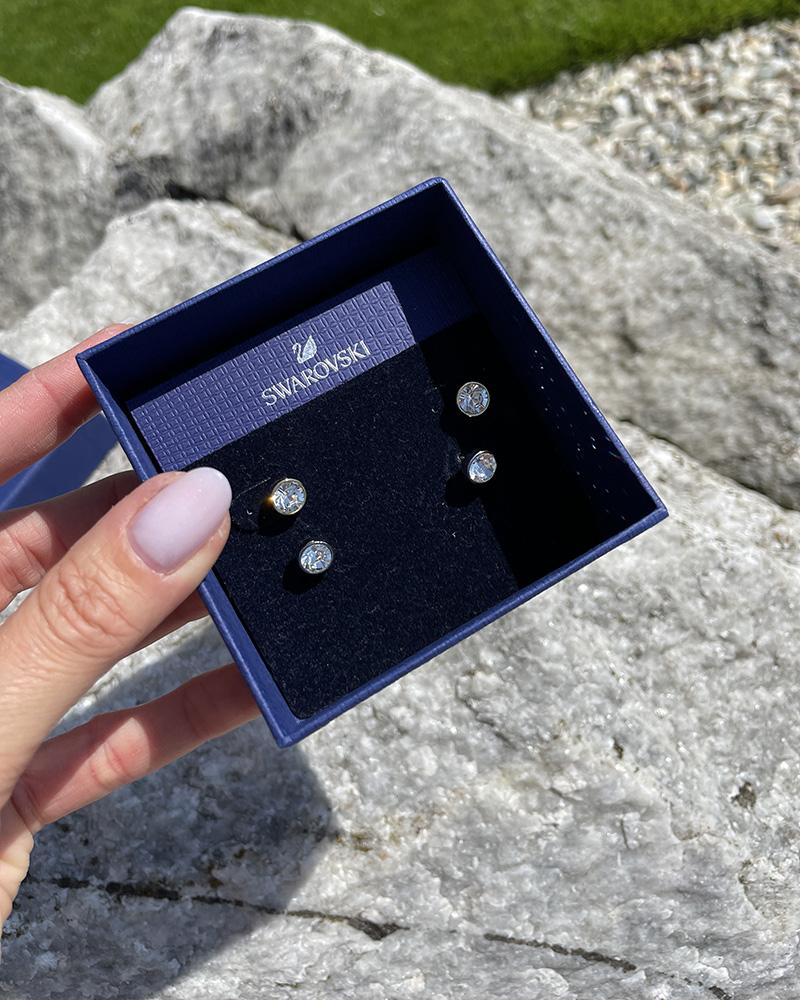 Women's Swarovski DOUBLE PACK earrings