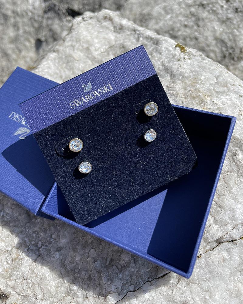 Women's Swarovski DOUBLE PACK earrings