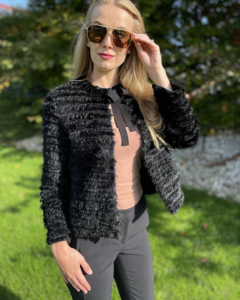 Kabátek Luisa Cerano černý krátký