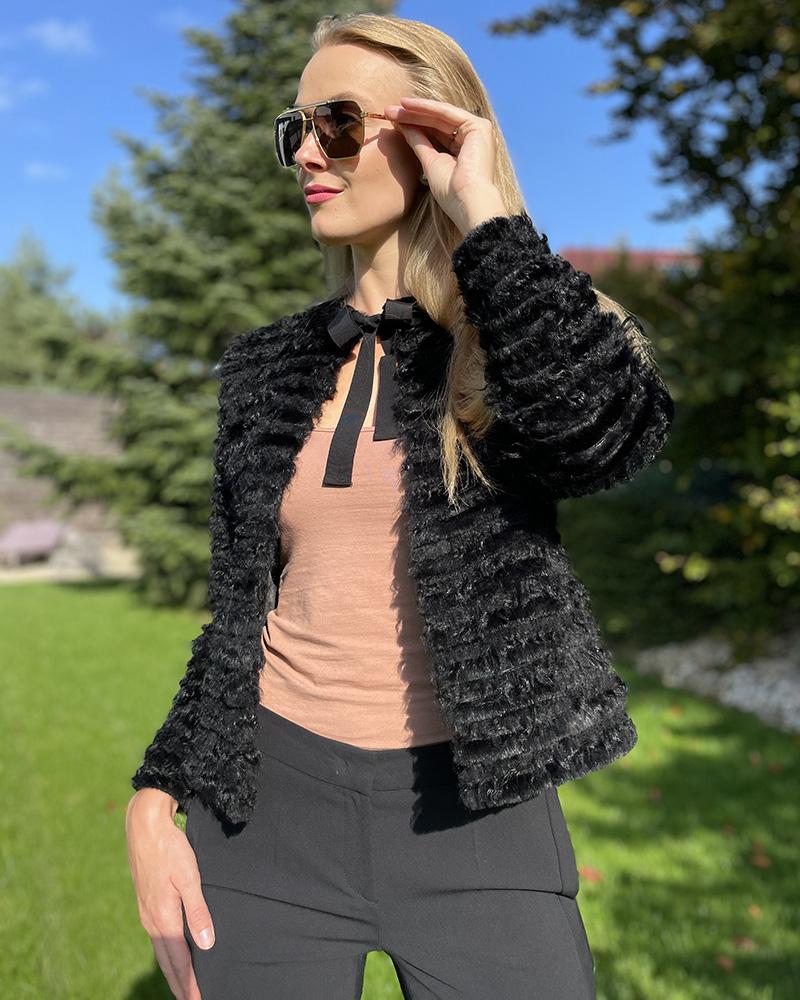 Kabátek Luisa Cerano černý krátký