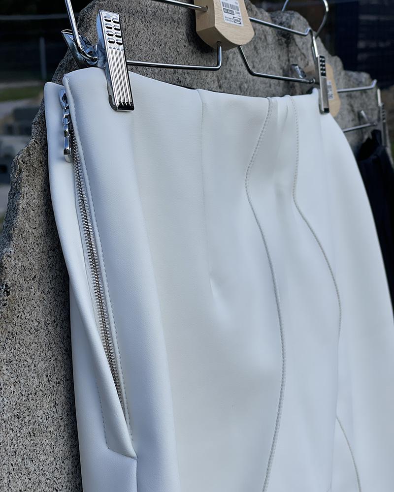 Kalhoty dámské Bogner ELAINE krémové