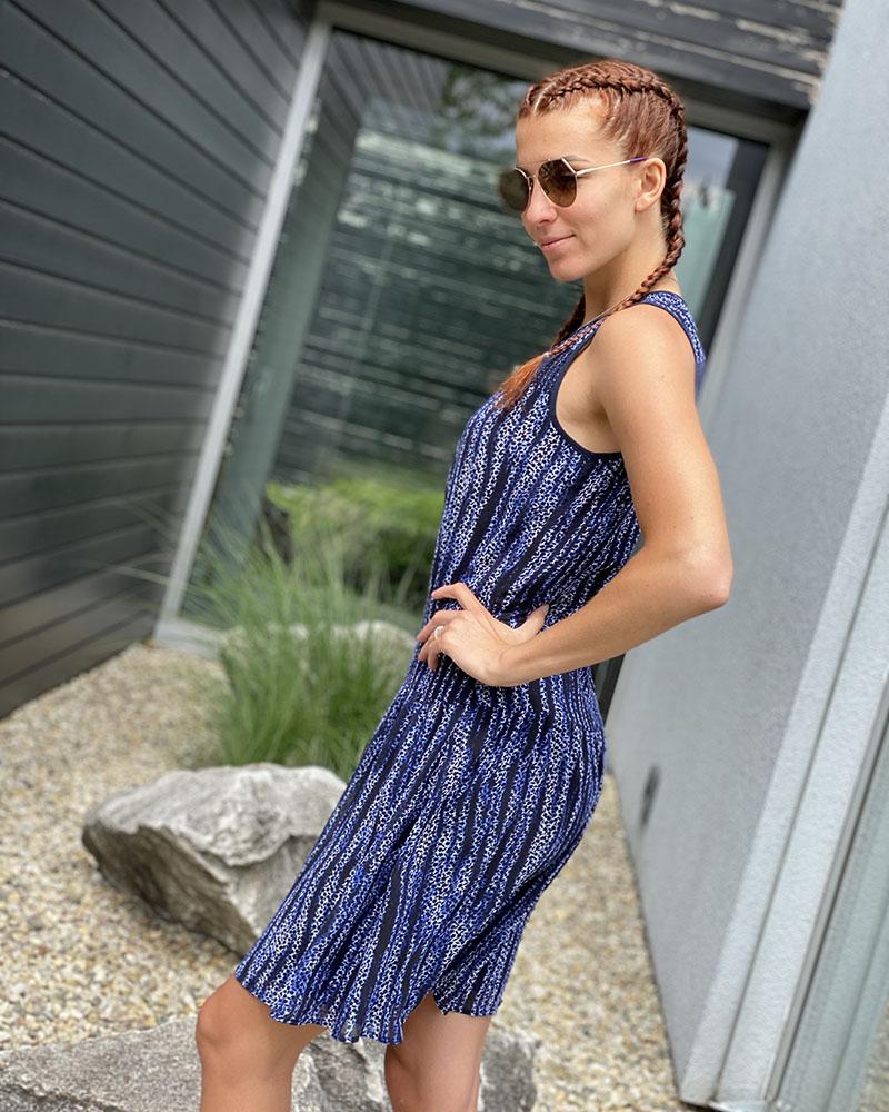 Šaty dámské Michael Kors pruhované