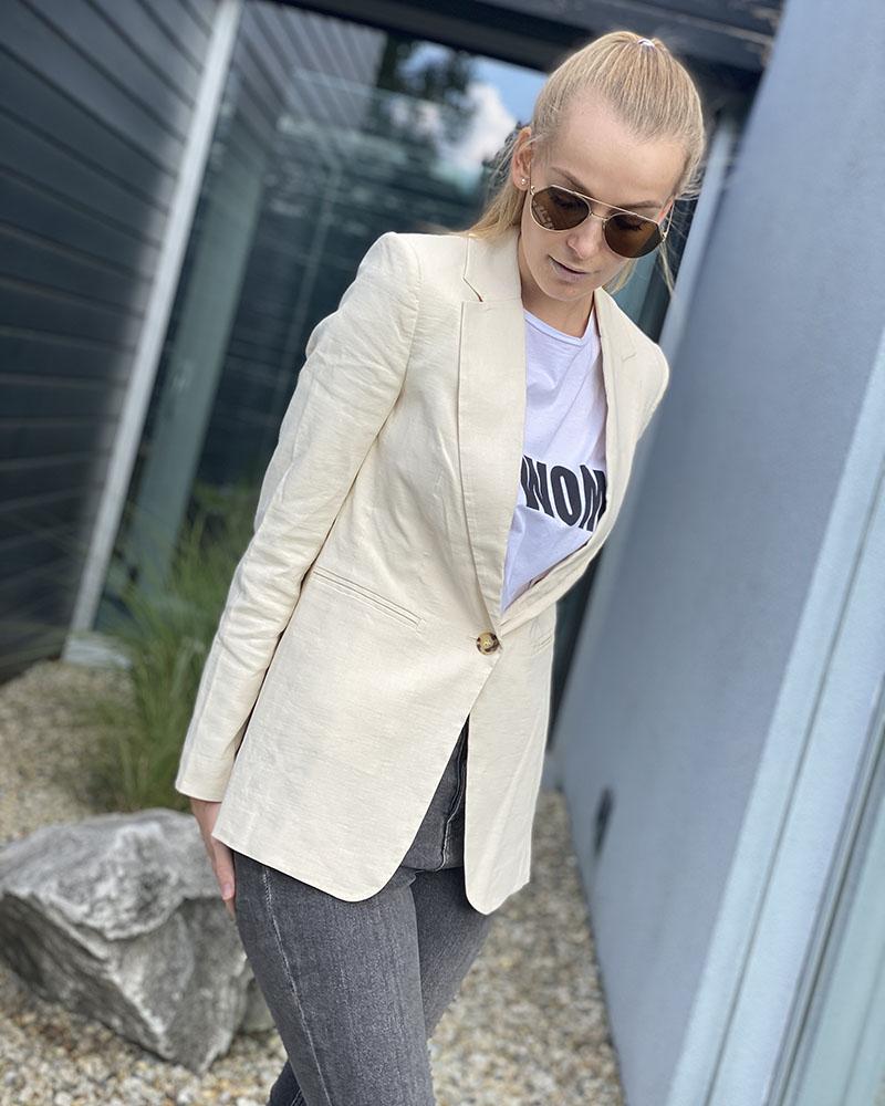 Women's jacket Pinko cream
