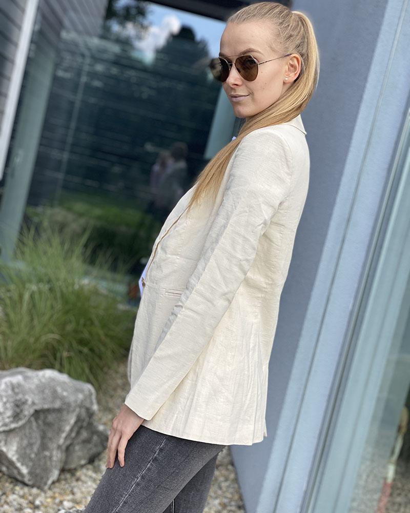 Women's jacket Pinko cream