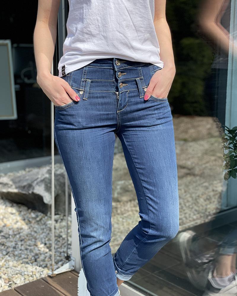 Women's jeans Liu Jo blue with high waist