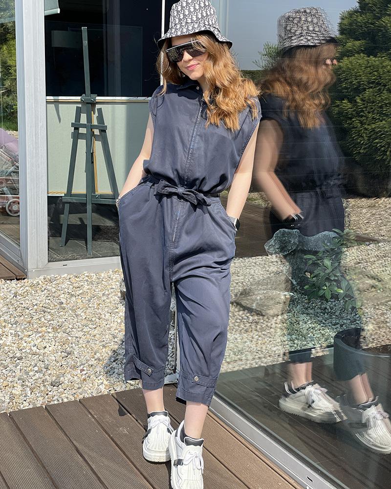 Overal dámský Diesel tmavě modrý