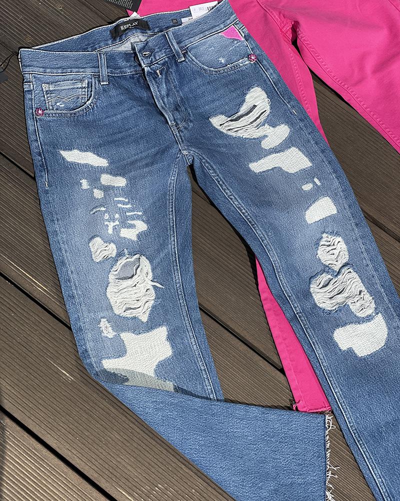 Women's jeans Replay JOPLYN torn look