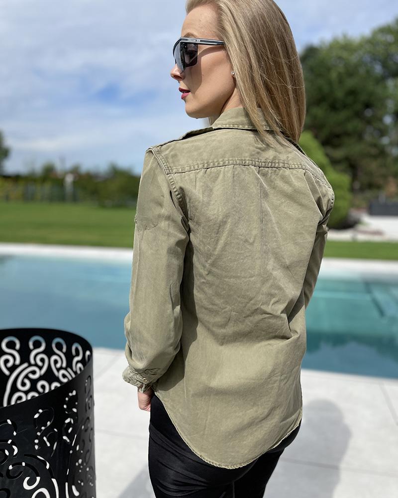 Košile dámská Ralph Lauren khaki