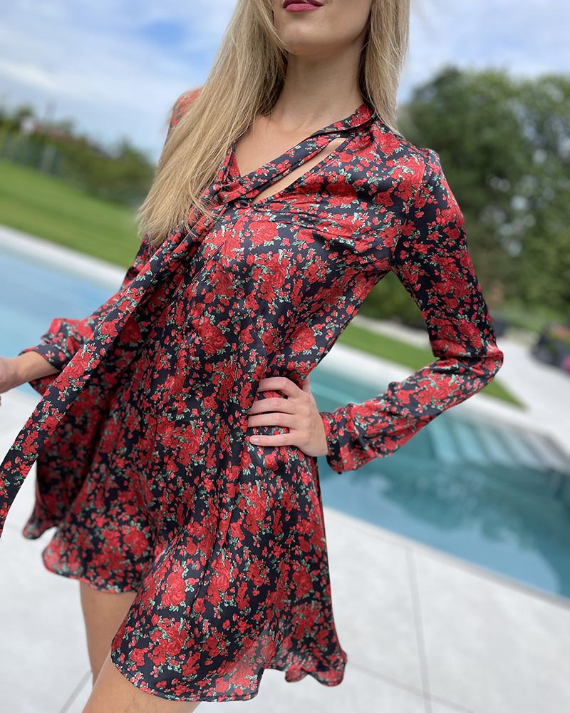 Women's dress Replay black with patterns