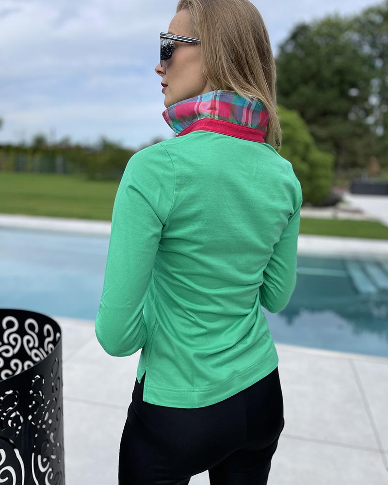 Gant women's polo shirt green