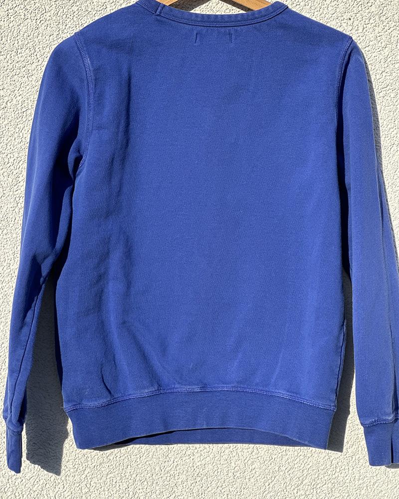 Mikina dětská Replay modrá s vytlačeným nápisem a obrazci