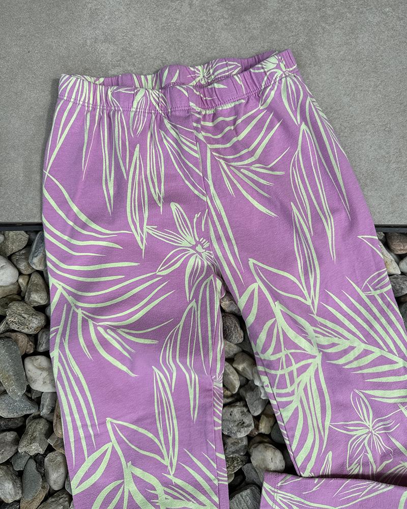 Gap children's leggings pink with a pattern