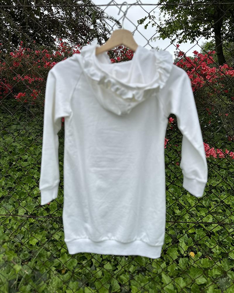 Šaty dětské Monnalisa JERRY bílé