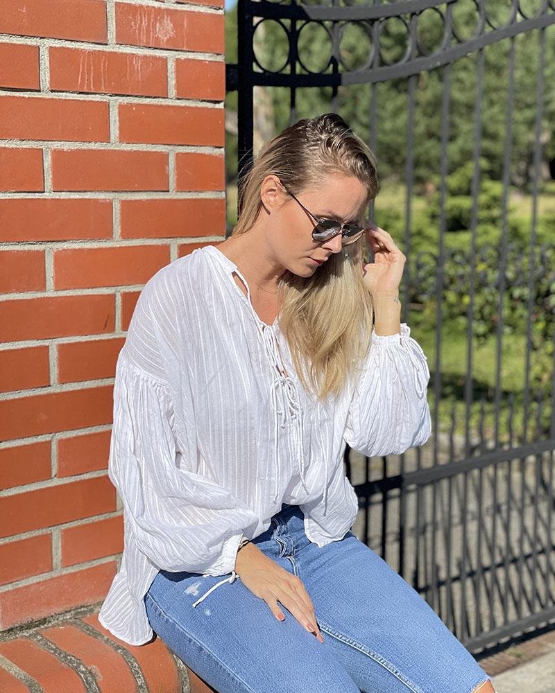 Košile dámská Replay bílá oversize