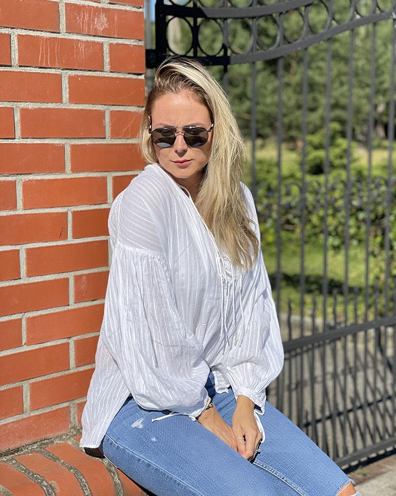 Košile dámská Replay bílá oversize