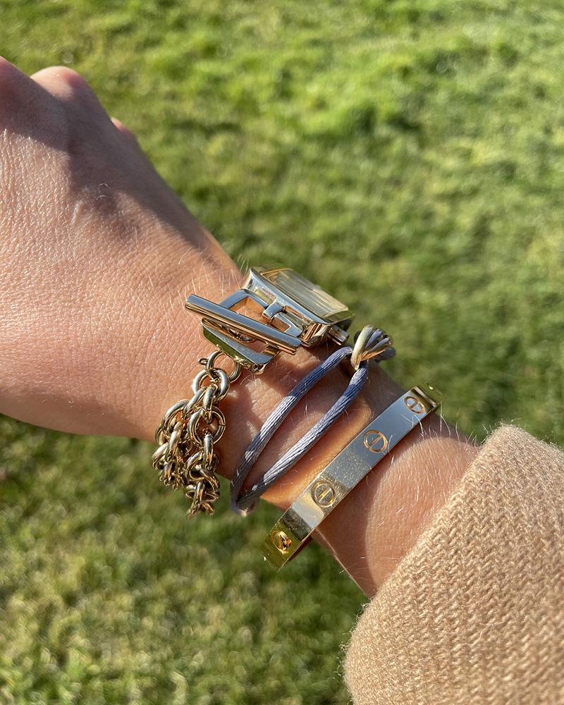 Women's watch Mexx golden on a chain