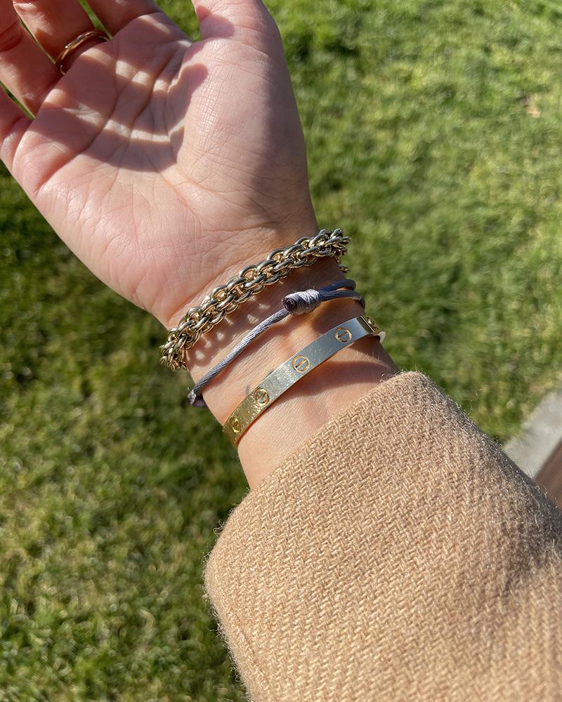 Women's watch Mexx golden on a chain