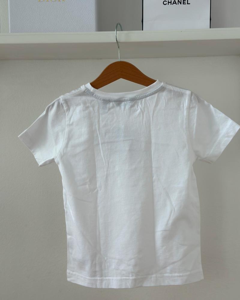 T-shirt for children Gant white with short sleeves