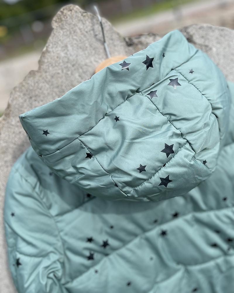 Children's jacket Gap green with stars