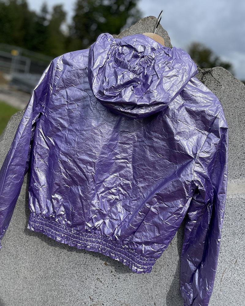 Children's jacket Replay metallic purple