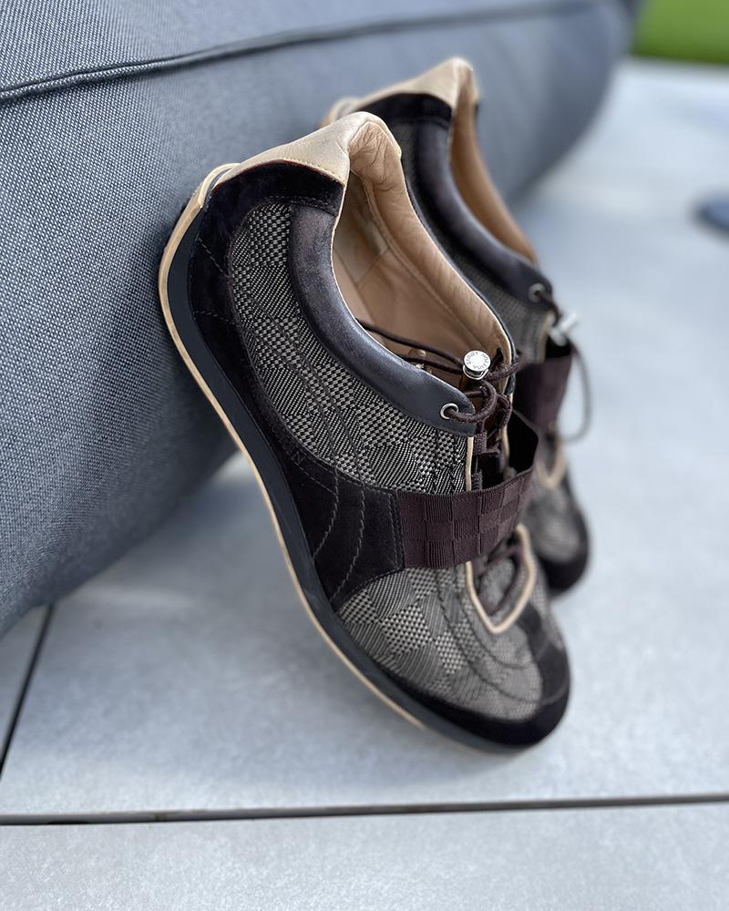 Tenisky pánské Louis Vuitton CHRONO hnědé