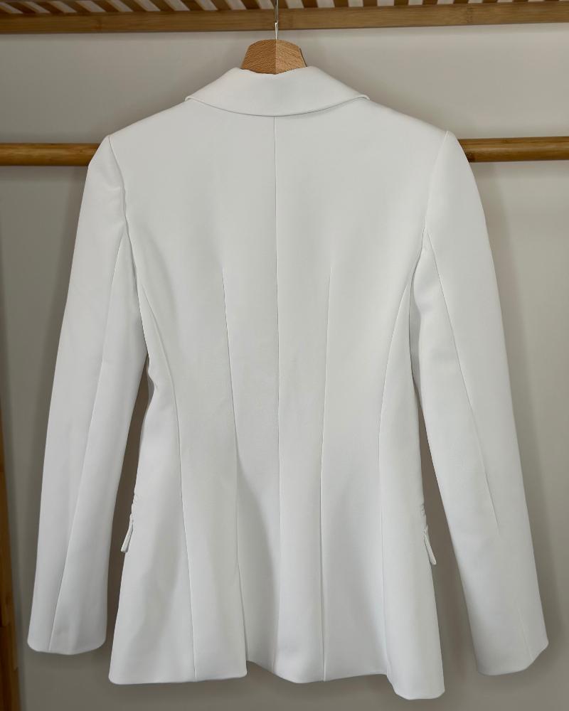 Sako dámské Elisabetta Franchi bílé