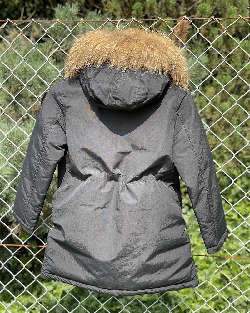 Bunda dětská Blauer GIRLS s kožíškem